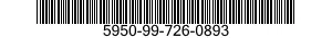 5950-99-726-0893 CABLE ASSEMBLY 5950997260893 997260893