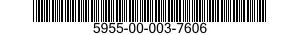 5955-00-003-7606  5955000037606 000037606