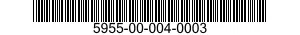 5955-00-004-0003 CRYSTAL UNIT,QUARTZ 5955000040003 000040003