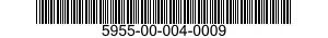 5955-00-004-0009 CRYSTAL UNIT,QUARTZ 5955000040009 000040009