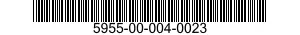 5955-00-004-0023 CRYSTAL UNIT,QUARTZ 5955000040023 000040023