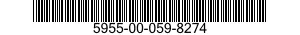 5955-00-059-8274 CRYSTAL UNIT,QUARTZ 5955000598274 000598274