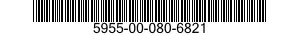 5955-00-080-6821  5955000806821 000806821