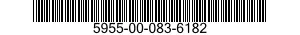 5955-00-083-6182  5955000836182 000836182