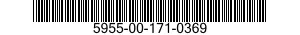 5955-00-171-0369 CRYSTAL UNIT,QUARTZ 5955001710369 001710369