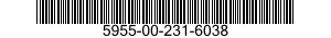 5955-00-231-6038  5955002316038 002316038