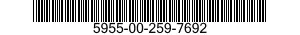 5955-00-259-7692 CRYSTAL UNIT,QUARTZ 5955002597692 002597692