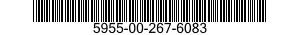 5955-00-267-6083 CRYSTAL UNIT,QUARTZ 5955002676083 002676083