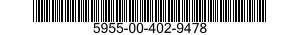 5955-00-402-9478 CRYSTAL UNIT,QUARTZ 5955004029478 004029478