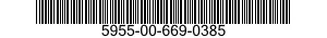 5955-00-669-0385  5955006690385 006690385