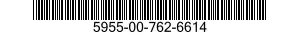 5955-00-762-6614 CRYSTAL UNIT,QUARTZ 5955007626614 007626614