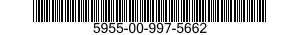 5955-00-997-5662 CRYSTAL UNIT,QUARTZ 5955009975662 009975662