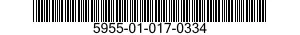 5955-01-017-0334 OSCILLATOR,CRYSTAL CONTROLLED 5955010170334 010170334