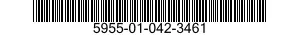 5955-01-042-3461 CRYSTAL UNIT,QUARTZ 5955010423461 010423461