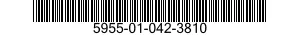 5955-01-042-3810 CRYSTAL UNIT,QUARTZ 5955010423810 010423810