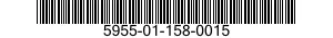 5955-01-158-0015 CRYSTAL UNIT,QUARTZ 5955011580015 011580015