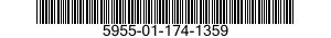 5955-01-174-1359 OSCILLATOR,CRYSTAL CONTROLLED 5955011741359 011741359
