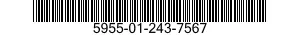 5955-01-243-7567 CRYSTAL UNIT SET,QUARTZ 5955012437567 012437567