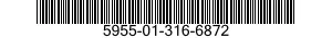 5955-01-316-6872 OSCILLATOR,CRYSTAL CONTROLLED 5955013166872 013166872