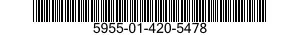 5955-01-420-5478 OSCILLATOR,NONCRYSTAL CONTROLLED 5955014205478 014205478