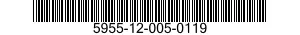 5955-12-005-0119  5955120050119 120050119