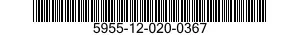 5955-12-020-0367 CRYSTAL UNIT,QUARTZ 5955120200367 120200367