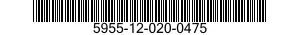 5955-12-020-0475  5955120200475 120200475