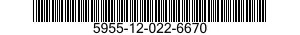 5955-12-022-6670 CRYSTAL UNIT,QUARTZ 5955120226670 120226670