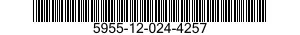 5955-12-024-4257  5955120244257 120244257