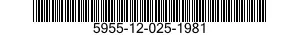 5955-12-025-1981  5955120251981 120251981