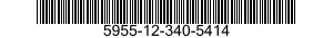 5955-12-340-5414 CRYSTAL UNIT,QUARTZ 5955123405414 123405414