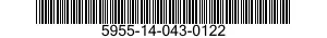 5955-14-043-0122  5955140430122 140430122