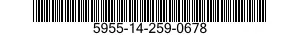 5955-14-259-0678  5955142590678 142590678