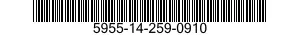 5955-14-259-0910  5955142590910 142590910