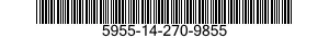 5955-14-270-9855 CRYSTAL UNIT,QUARTZ 5955142709855 142709855