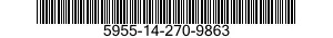 5955-14-270-9863 CRYSTAL UNIT,QUARTZ 5955142709863 142709863