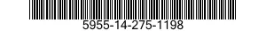 5955-14-275-1198 CRYSTAL UNIT,QUARTZ 5955142751198 142751198
