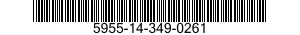 5955-14-349-0261 CRYSTAL UNIT,QUARTZ 5955143490261 143490261