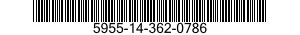 5955-14-362-0786 CRYSTAL UNIT,QUARTZ 5955143620786 143620786