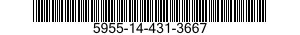 5955-14-431-3667 CRYSTAL UNIT,QUARTZ 5955144313667 144313667