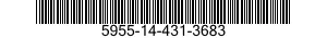 5955-14-431-3683 CRYSTAL UNIT,QUARTZ 5955144313683 144313683