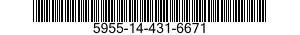 5955-14-431-6671 CRYSTAL UNIT,QUARTZ 5955144316671 144316671