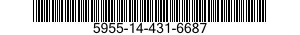 5955-14-431-6687 CRYSTAL UNIT,QUARTZ 5955144316687 144316687