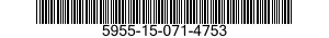 5955-15-071-4753 CRYSTAL UNIT,QUARTZ 5955150714753 150714753