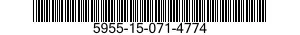 5955-15-071-4774 CRYSTAL UNIT,QUARTZ 5955150714774 150714774