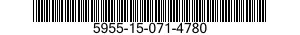 5955-15-071-4780 CRYSTAL UNIT,QUARTZ 5955150714780 150714780