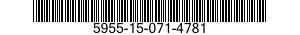 5955-15-071-4781 CRYSTAL UNIT,QUARTZ 5955150714781 150714781