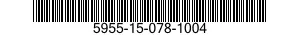 5955-15-078-1004 CRYSTAL UNIT,QUARTZ 5955150781004 150781004