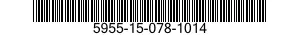 5955-15-078-1014 CRYSTAL UNIT,QUARTZ 5955150781014 150781014