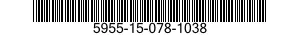 5955-15-078-1038 CRYSTAL UNIT,QUARTZ 5955150781038 150781038